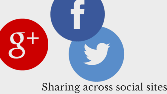 Sharing across other social sites